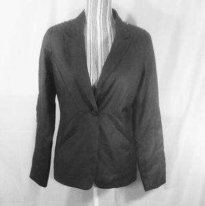 YA Los Angeles Grey Dark Academia Blazer with Studded Shoulders Size Medium